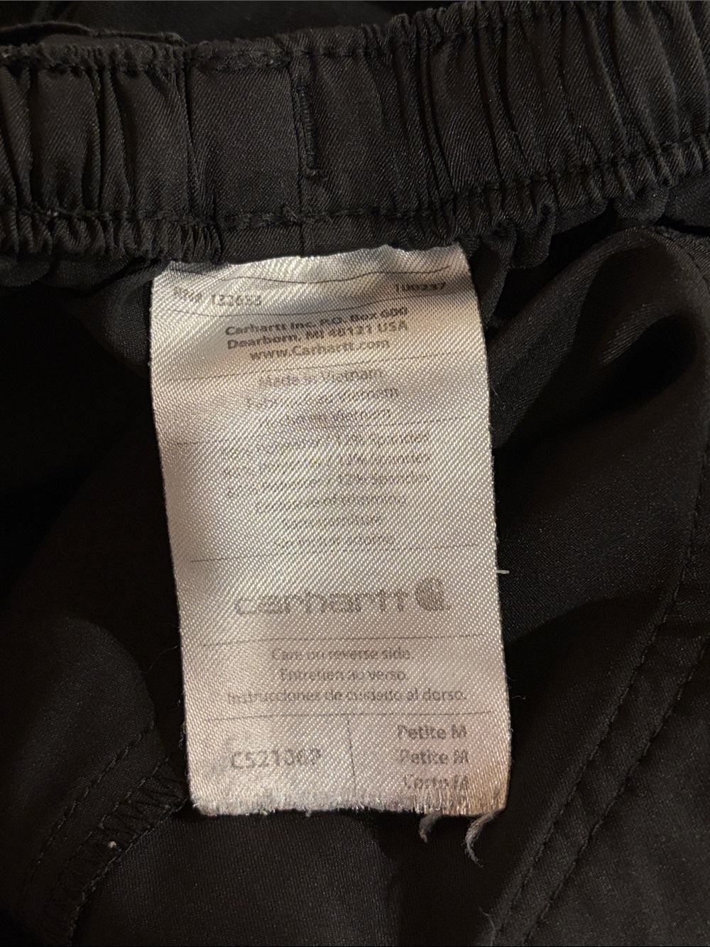 Woman’s Force Carhartt black scrub SET sz medium nurses medical hospital uniform - Picture 8 of 15